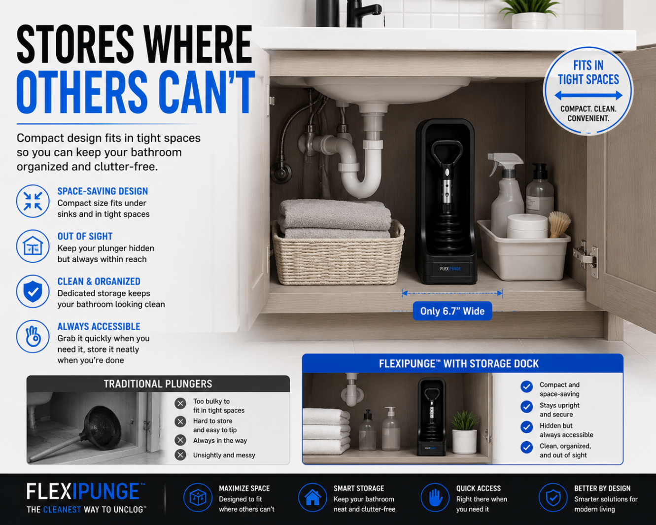 Under sink storage